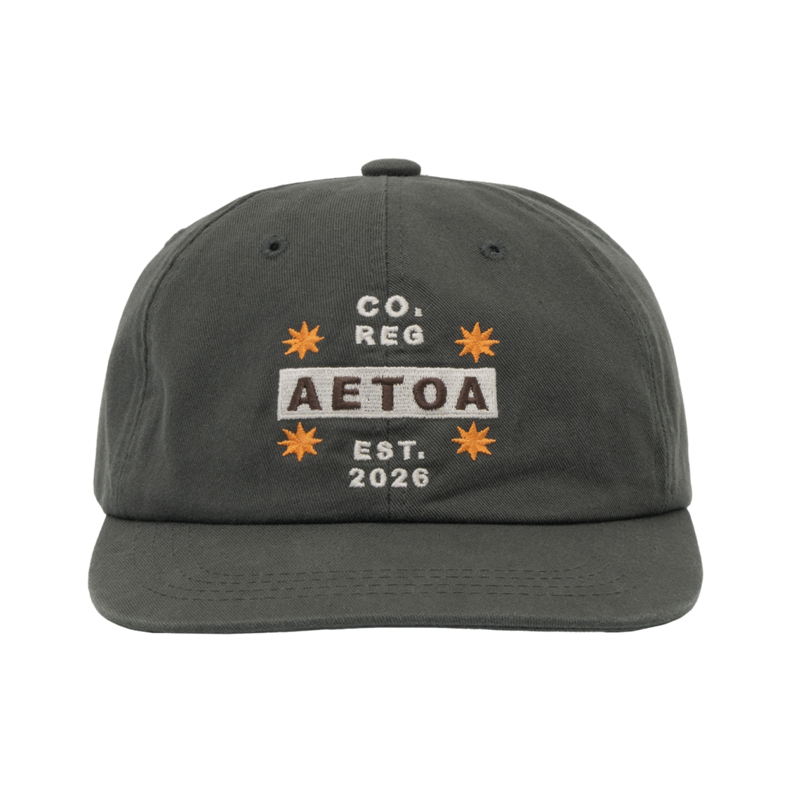 에토아 빈티지 그래픽 볼 캡 차콜(aetoa Vintage Graphic Ball Cap Charcoal)