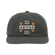 aetoa Vintage Graphic Ball Cap Charcoal