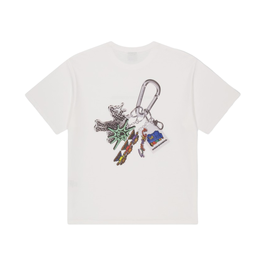 위캔더스 키링 티셔츠 화이트(WKNDRS Keyring T-Shirt White)