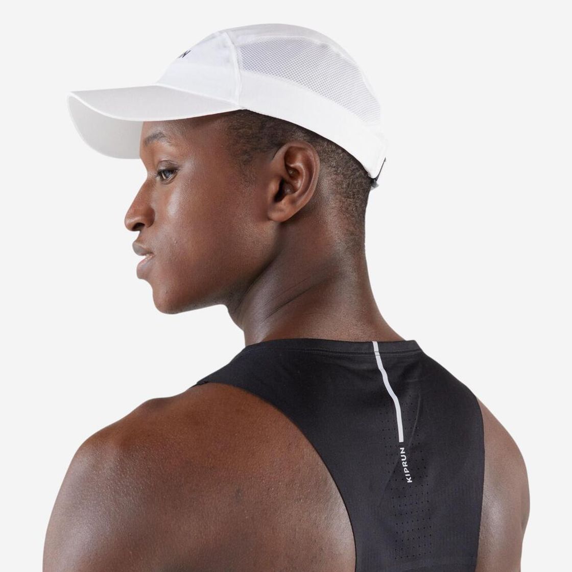 데카트론 러닝 캡 모자 V2 울트라 화이트(DECATHLON Running Cap V2 Ultra White) - 4