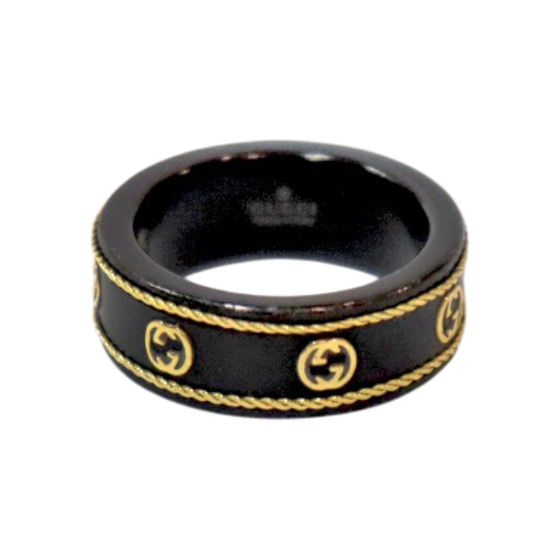 ITGP9BKJ4H5O Gucci 10th Anniversary 18K Gold Icon Ring C-B54244