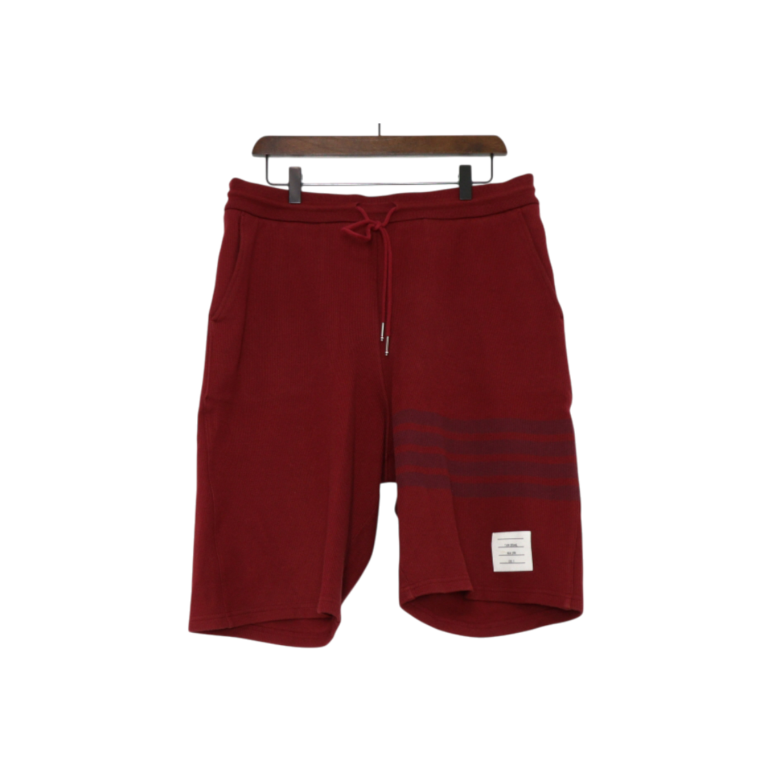 ITKA58AR46FE THOM BROWNE MJQ161A Double-Faced Cotton Side Stripe Men's Shorts