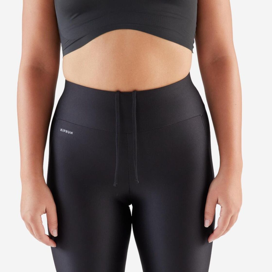 데카트론 여성 러닝 레깅스 런 드라이 100 스모크 블랙(DECATHLON Women's Running Leggings Run Dry 100 Smoked Black) - 4