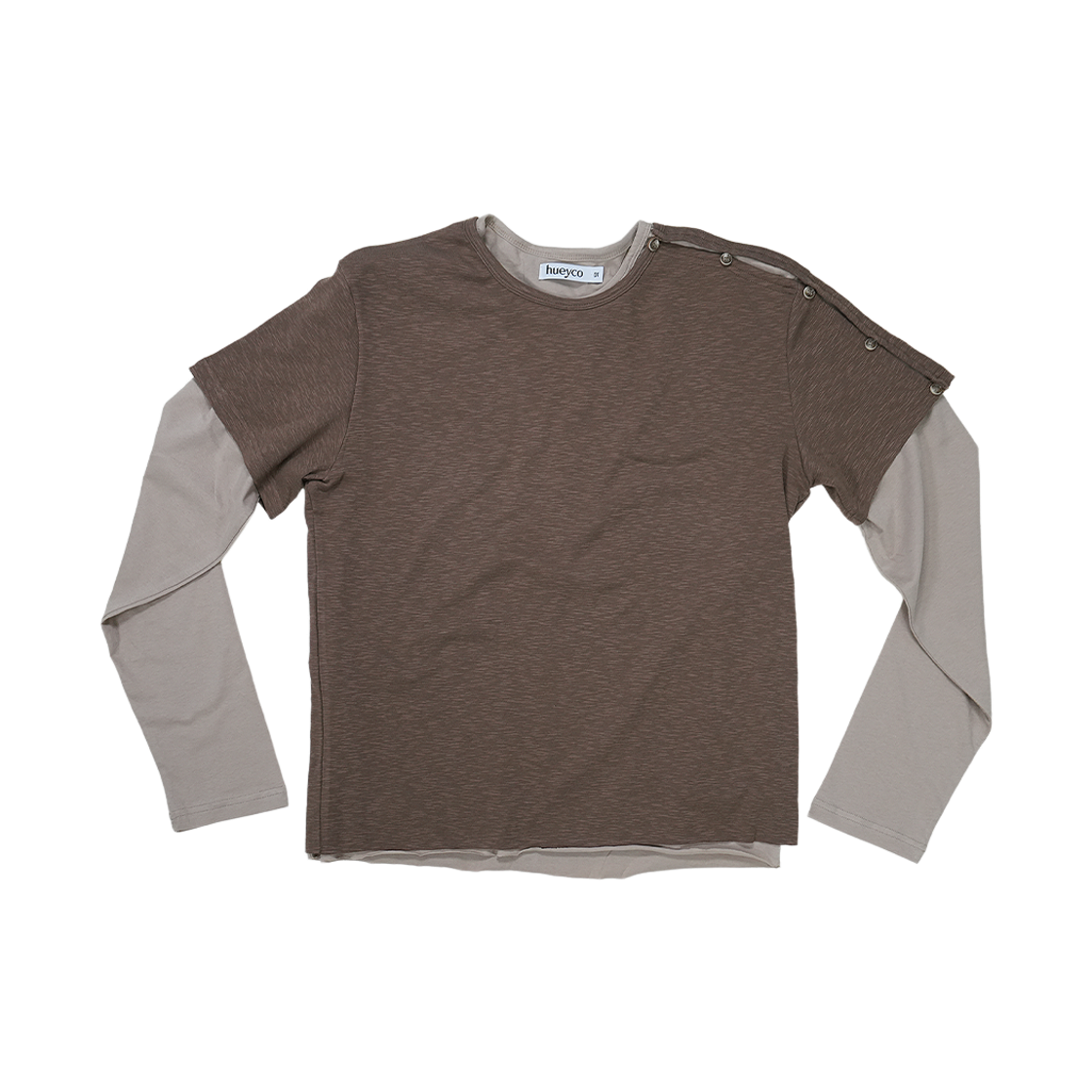 휴이 레이어드 슬리브 브라운(Huey Layered Sleeve Brown)
