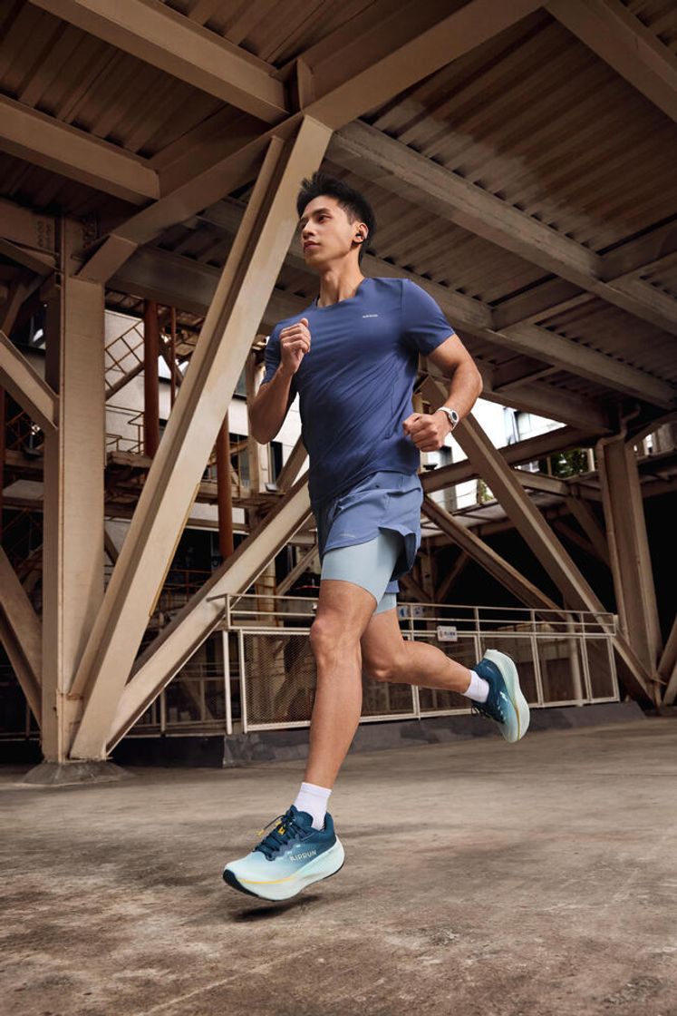 데카트론 남성 5인치 러닝 투인원 쇼츠 런 500 스톰 블루(DECATHLON Men's 5" Running 2-in-1 Shorts Run 500 Storm Blue) - 9