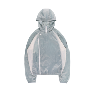 THE WARLD Opaque Windbreaker Jacket Ice Gray
