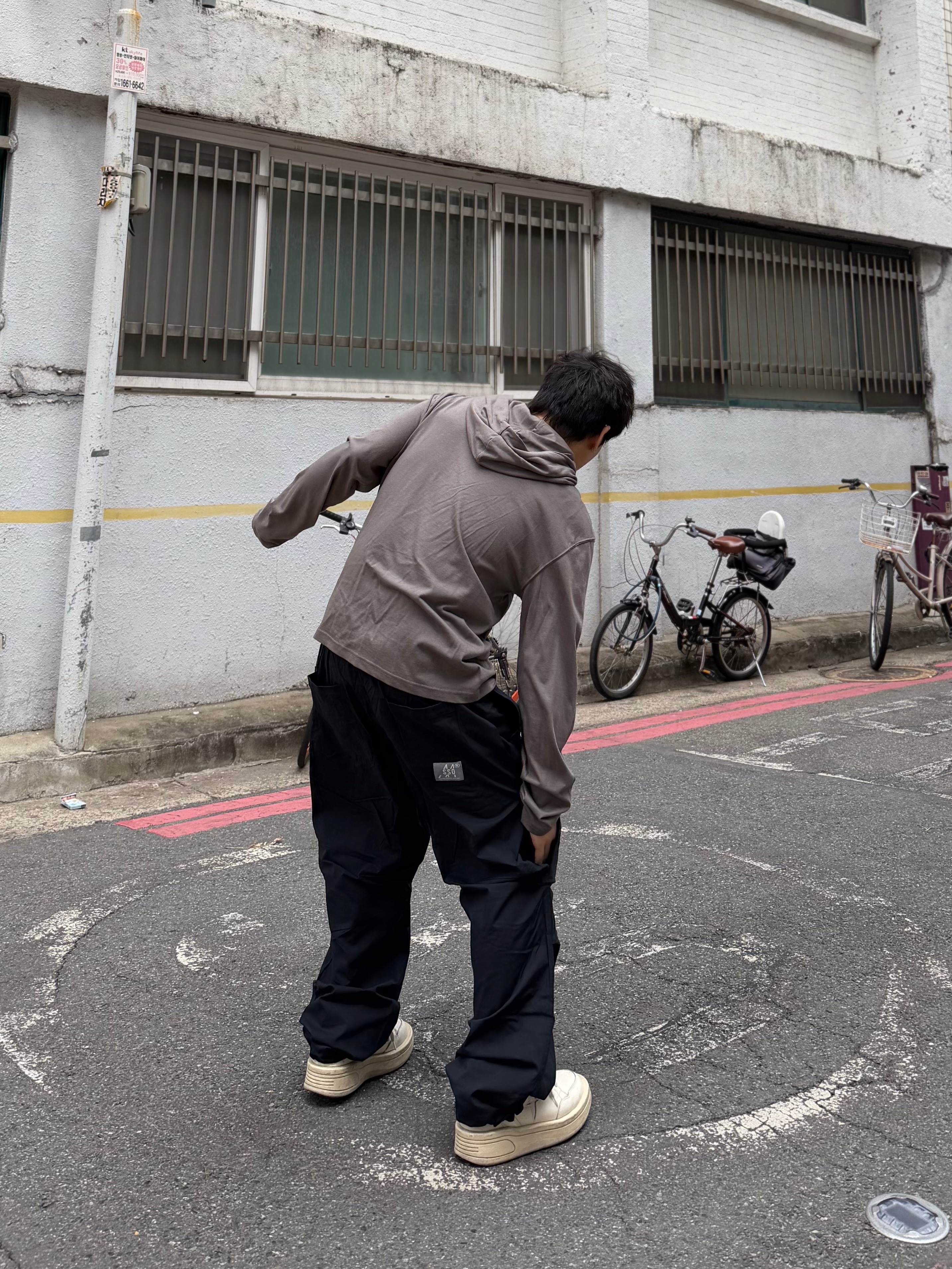 Converse x Drkshdw Turbowpn Egret 착용 스타일 - 7