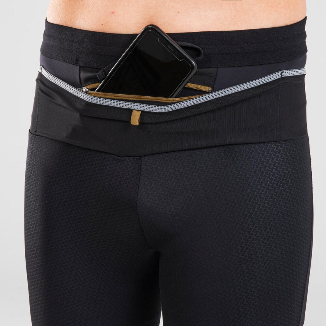 데카트론 남성 트레일 러닝 타이츠 런 드라이 900 블랙(DECATHLON Men's Trail Running Tights Run Dry 900 Black) - 3