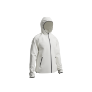 DECATHLON Men's Running Wind Jacket Run 100 Cotton White