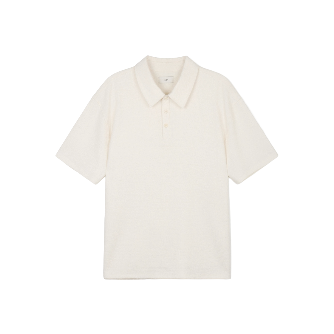 티엔지티 트위드 폴로 티셔츠 아이보리(TNGT Tweed Polo Ivory)