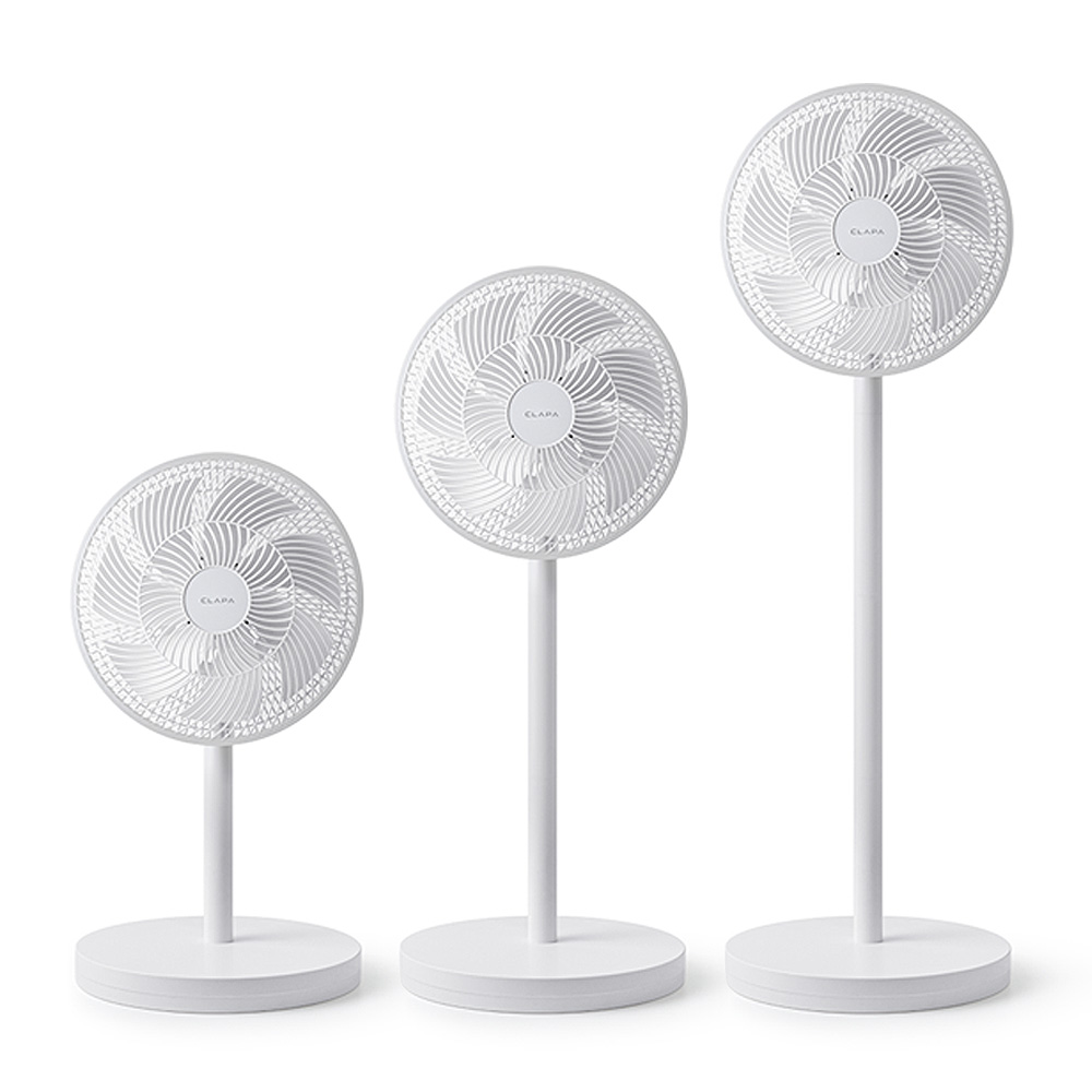 클래파 무선 선풍기 무소음 BLDC 스탠드 저소음 가정용(배터리 분리형)(CLAPA Cordless Stand Fan with Removable Battery, BLDC Silent Motor, Rechargeable Floor Fan for Home BEF-156W) - 2