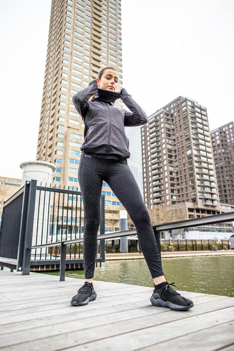 데카트론 여성 러닝 레깅스 런 드라이 100 스모크 블랙(DECATHLON Women's Running Leggings Run Dry 100 Smoked Black) - 9