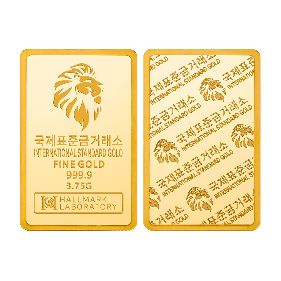 국제표준금거래소 골드바 3.75g(International Standard Gold -Gold Bar 3.75g)
