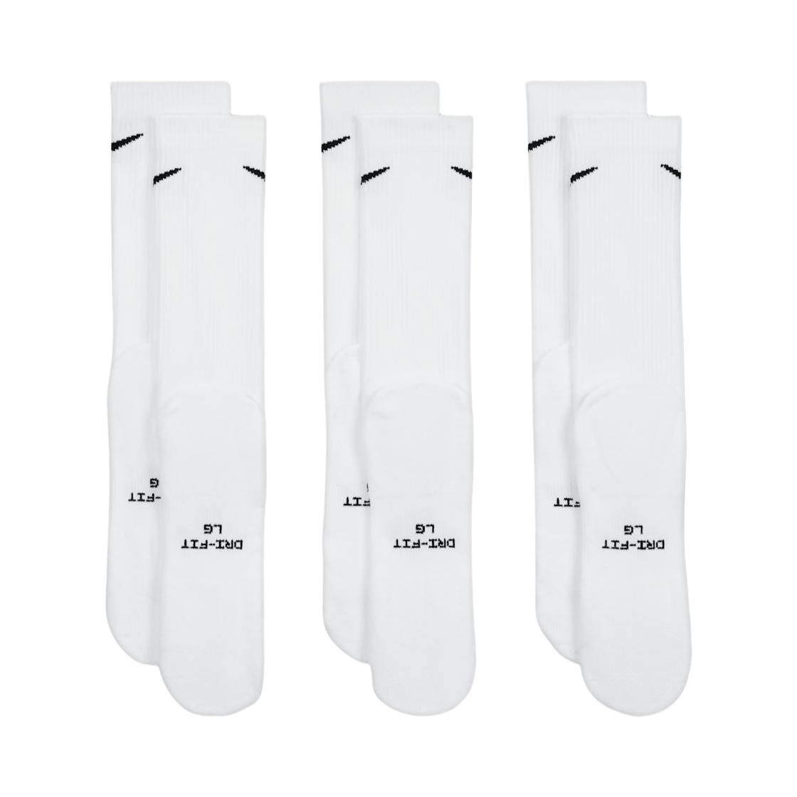 나이키 에브리데이 엘리베이티드 크루 삭스 화이트 (3개입/국내 정식 발매 제품)(Nike Everyday Elevated Crew Socks White (3 Pack/Korean Ver.)) - 2