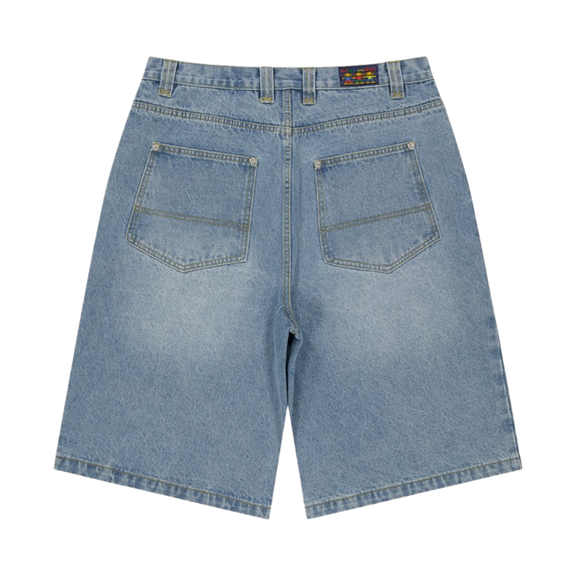위캔더스 트리오 데님 쇼츠 라이트 데님(WKNDRS Trio Denim Shorts Light Denim) - 2