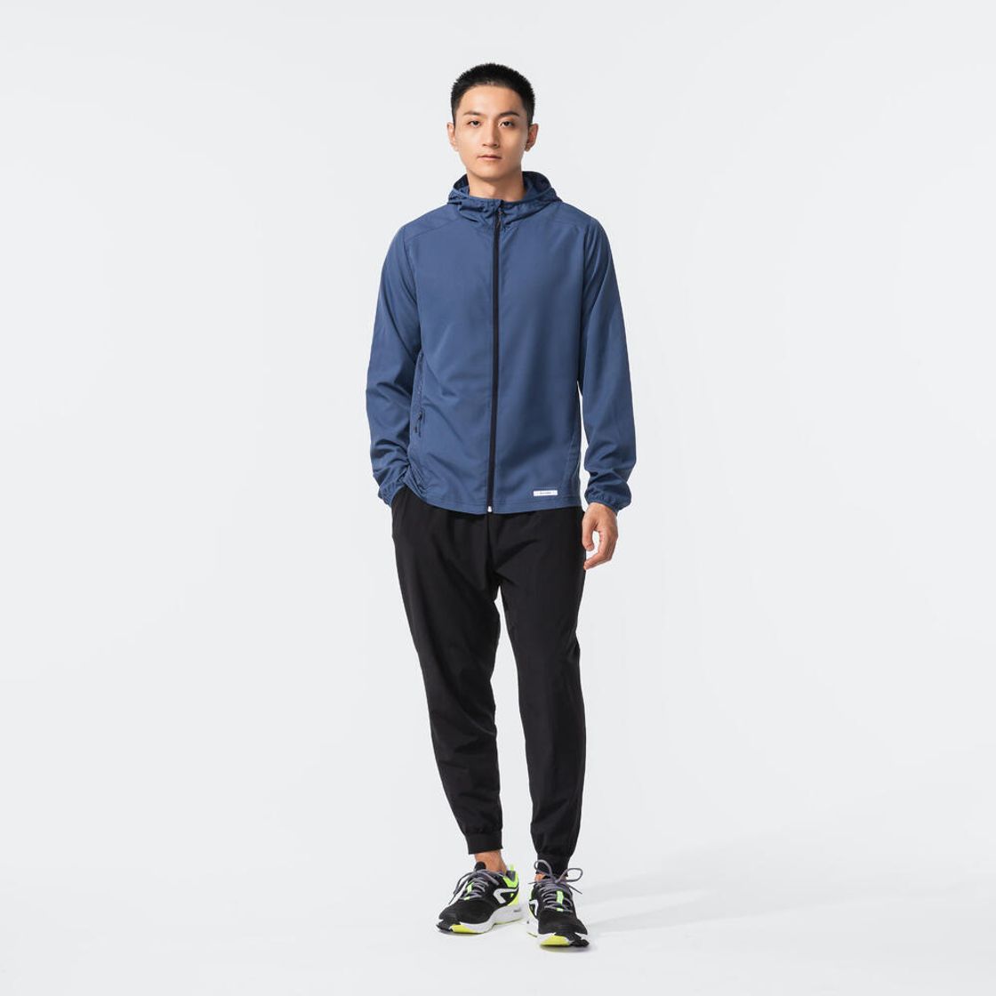 데카트론 남성 러닝 윈드 재킷 런 100 어비스 블루(DECATHLON Men's Running Wind Jacket Run 100 Abyss Blue) - 4