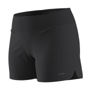 DECATHLON Women's 4" Running Shorts Run Dry 100 Smoke Black