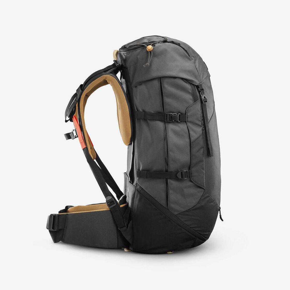 데카트론 남성 백패킹 백팩 50L 이지핏 MT100 카본 그레이(DECATHLON Men's Backpacking Backpack 50L Easyfit MT100 Carbon Grey) - 4