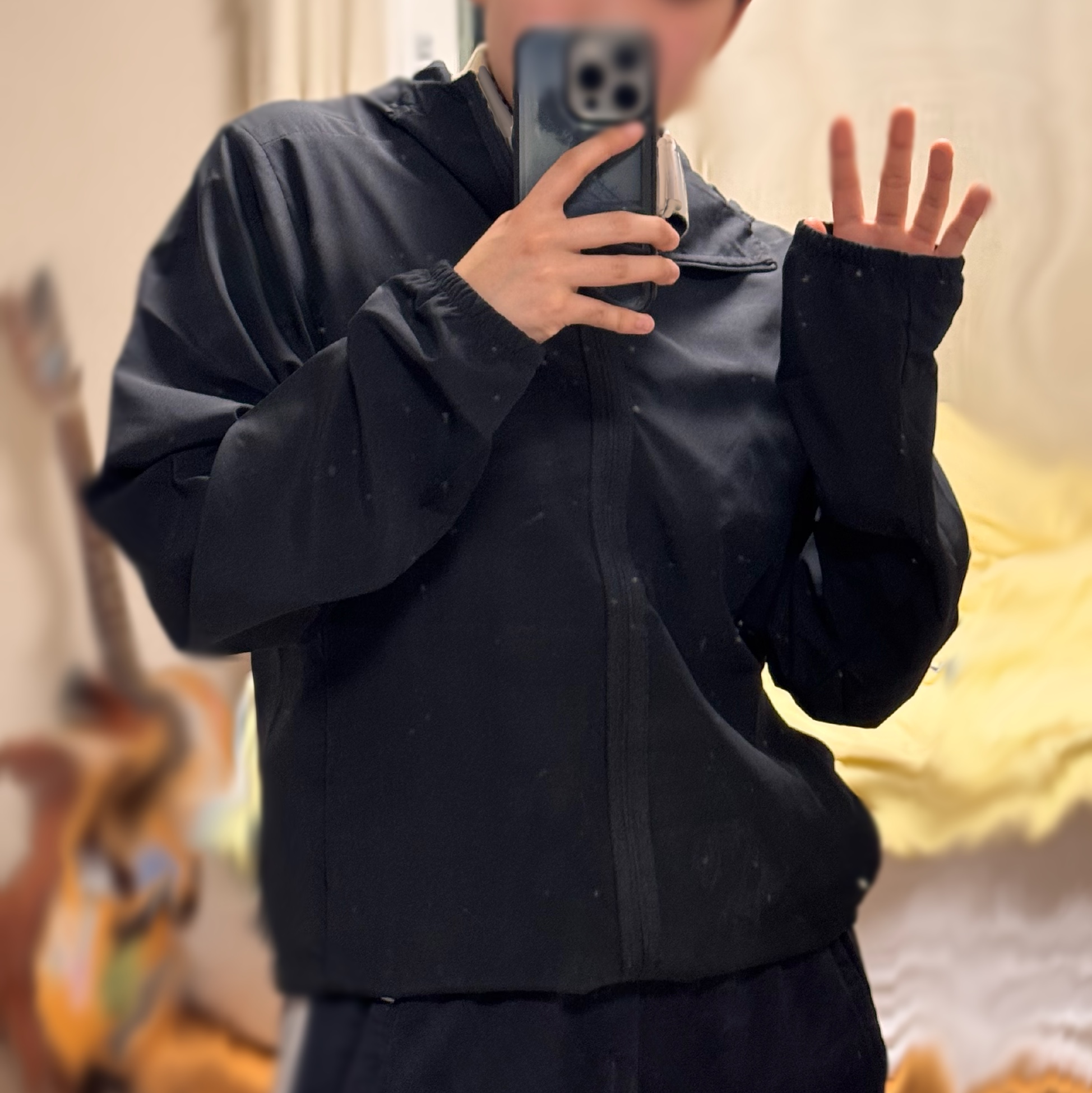 Nike Foam Dri-Fit Hooded Versatile Jacket Black - Asia 착용 스타일 - 1