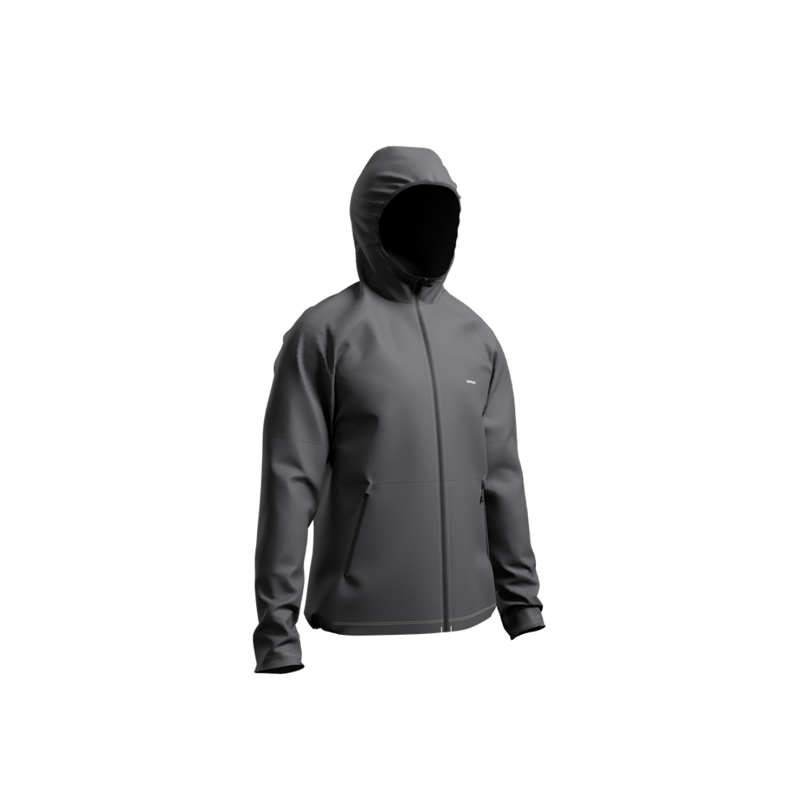 데카트론 남성 러닝 윈드 재킷 런 100 스모크 블랙(DECATHLON Men's Running Wind Jacket Run 100 Smoke Black)