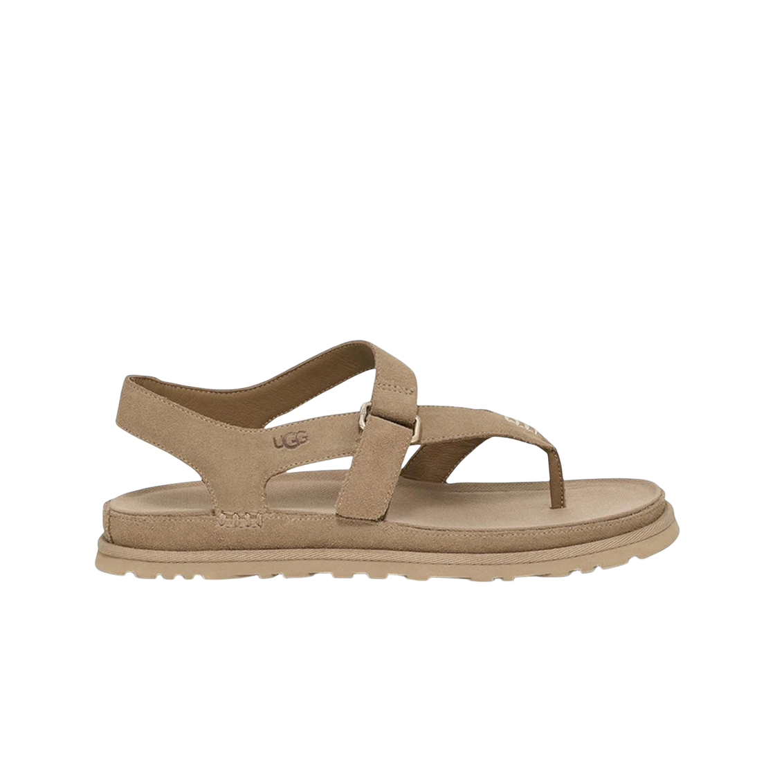 (W) 어그 골든게이즈 토 포스트 샌들 샌드((W) UGG Goldengaze Toe Post Sandal Sand)