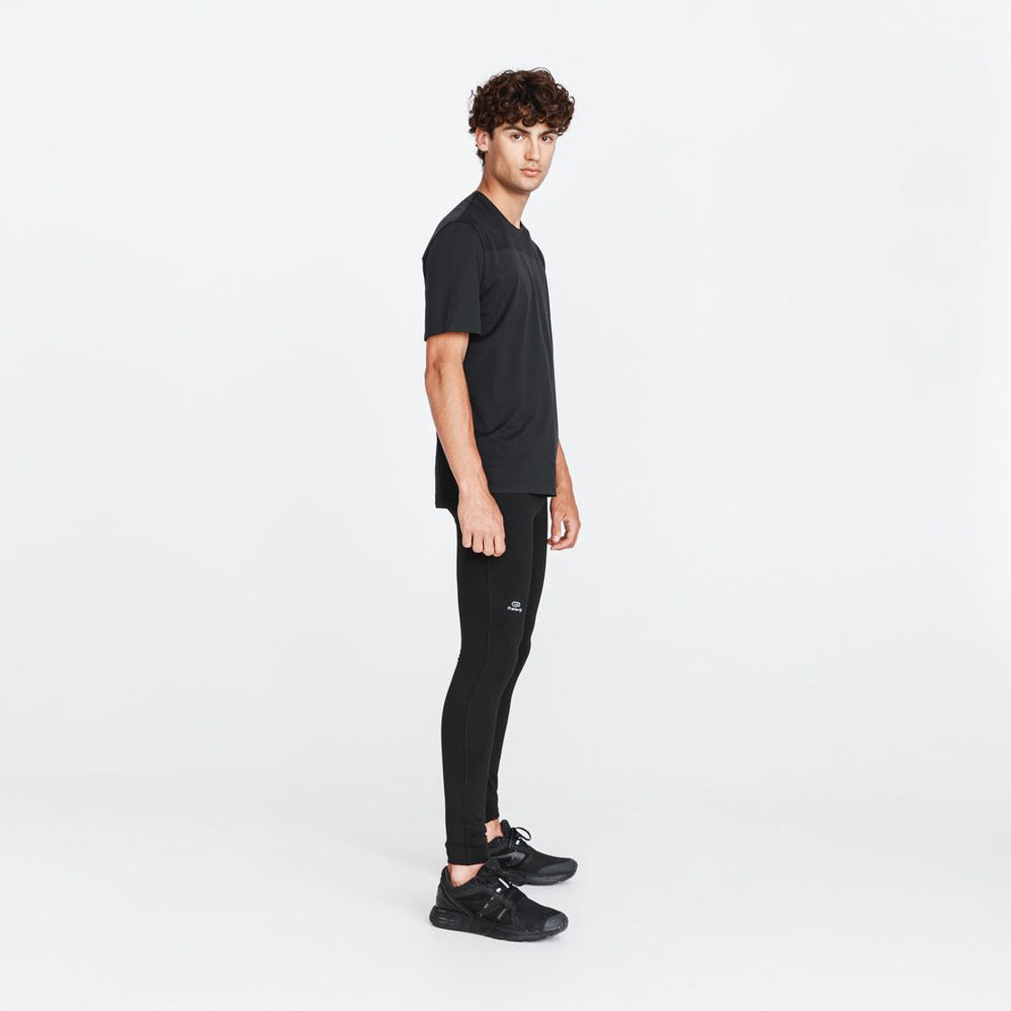 데카트론 남성 러닝 타이츠 런 웜 100 블랙(DECATHLON Men's Running Tights Run Warm 100 Black) - 4