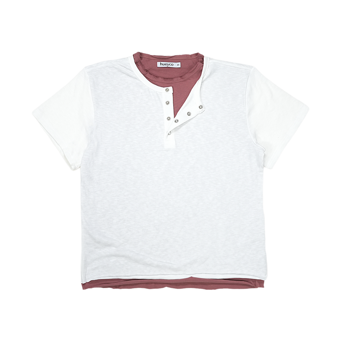휴이 레이어드 티 화이트(Huey Layered Tee White)