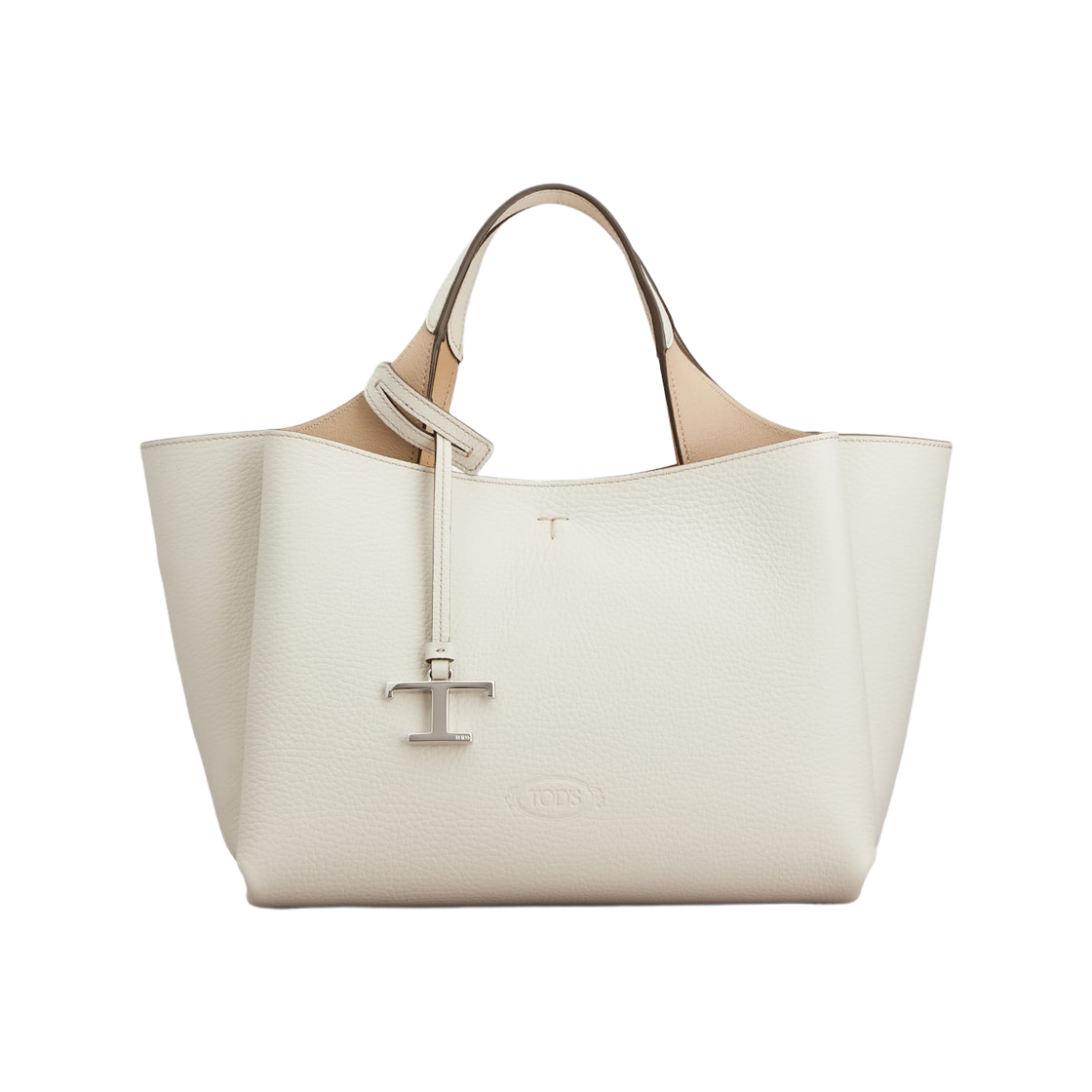 토즈 미니 레더 백 화이트 내츄럴(Tod's Bag in Leather Mini White Natural)