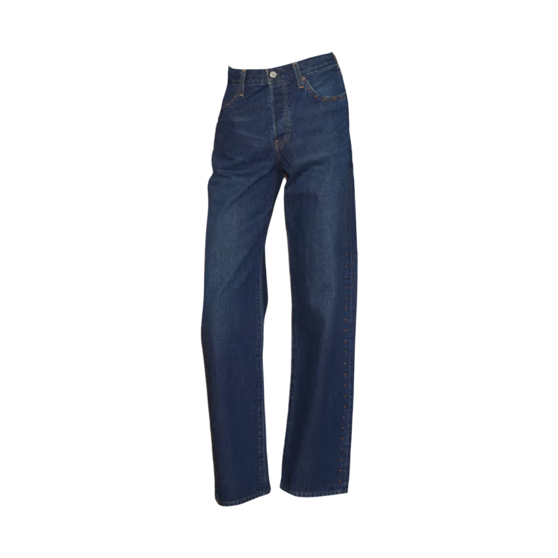 리바이스 x 보디 스터디드 배럴 레이서 진 다크 워시(Levi's x Bode Studded Barrel Racer Jeans Dark Wash) - 2