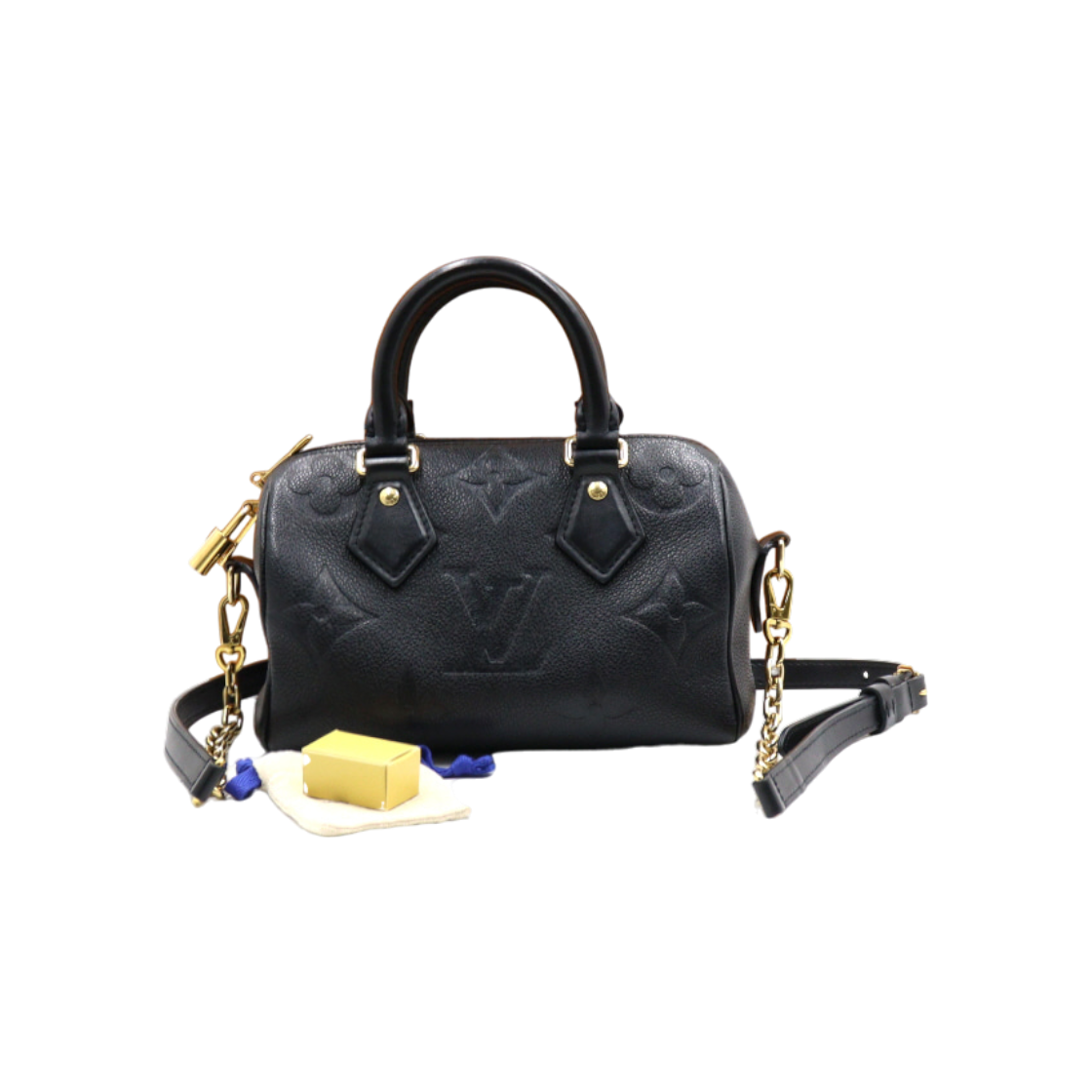 루이비통 M58953블랙 모노그램 앙프렝뜨 스피디 반둘리에20 aa51049(Louis Vuitton Monogram Empreinte Speedy Bandouliere 20 in Black) - 1