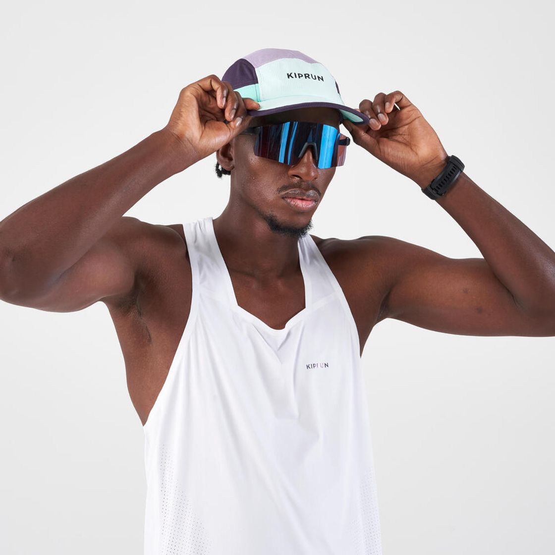 데카트론 러닝 5패널 캡 모자 페일 민트 그린(DECATHLON Running 5-Panel Cap Pale Mint Green) - 8