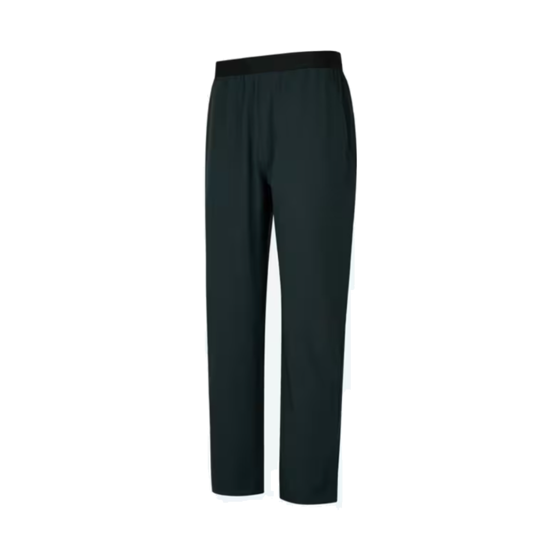 8968450 DECATHLON Men's Running Trousers Run Warm 500 Smoke Green