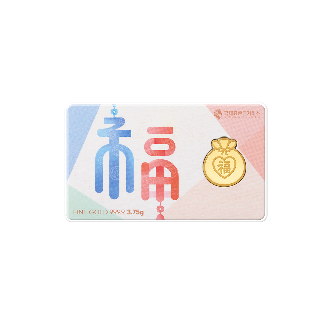 국제표준금거래소 오복 골드바 3.75g(International Standard Gold -Five Blessings Gold Bar 3.75g) - 1