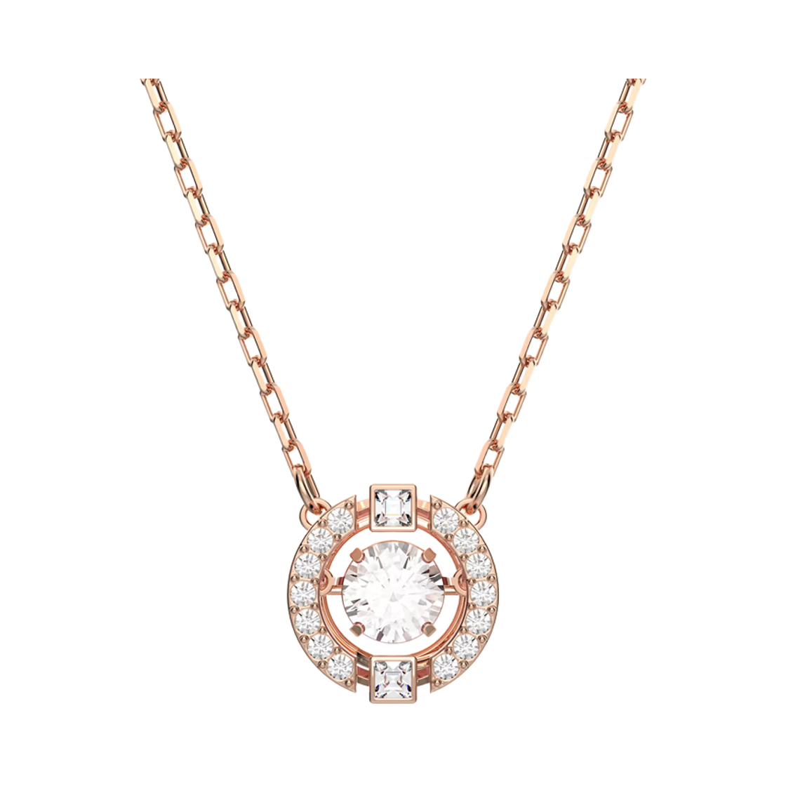 SW5272364 [20% 쿠폰] (쇼핑백 포함) Swarovski Una Necklace White Rose Gold Plated