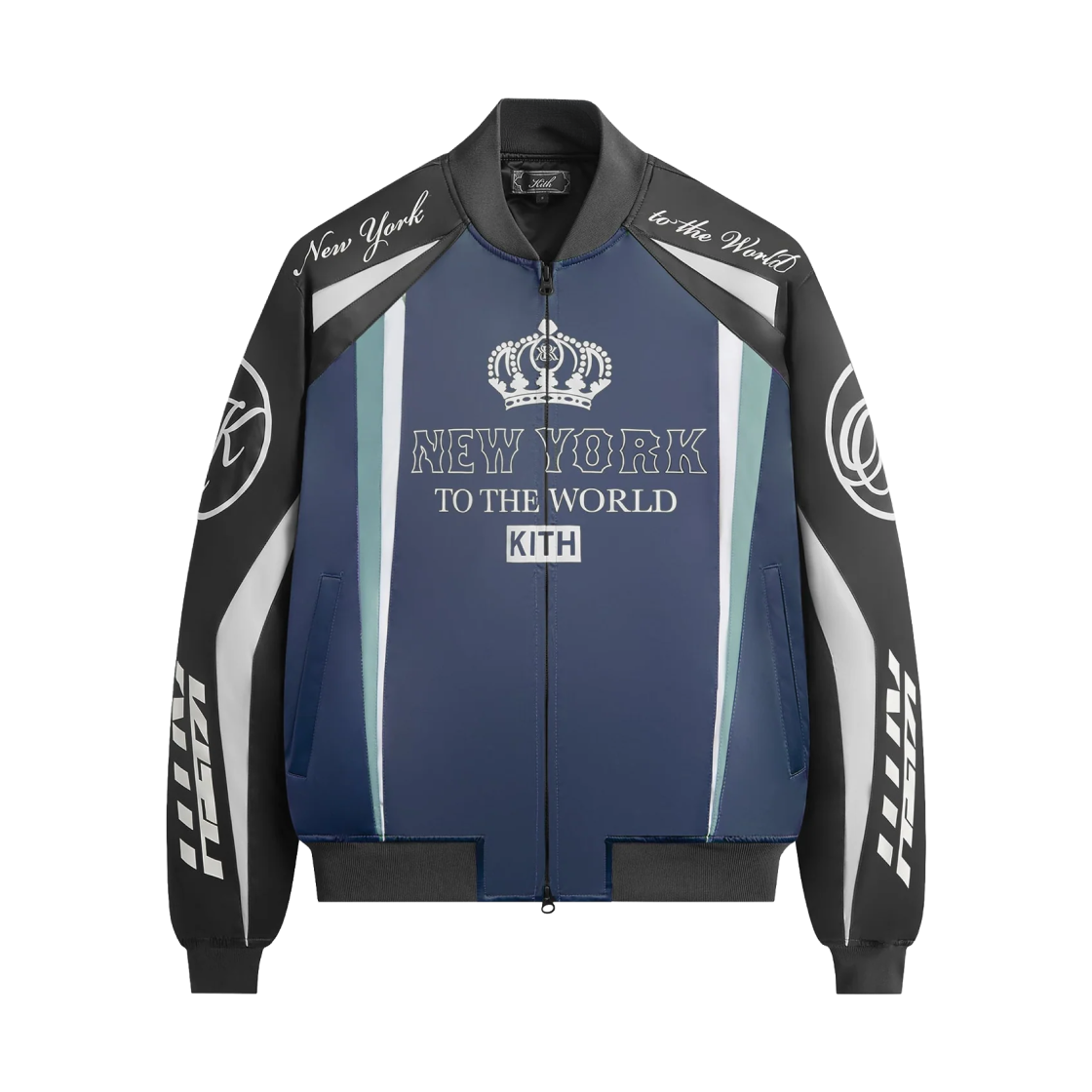 키스 로이 레이싱 나일론 봄버 자켓 녹터널(Kith Roy Racing Nylon Bomber Jacket Nocturnal)