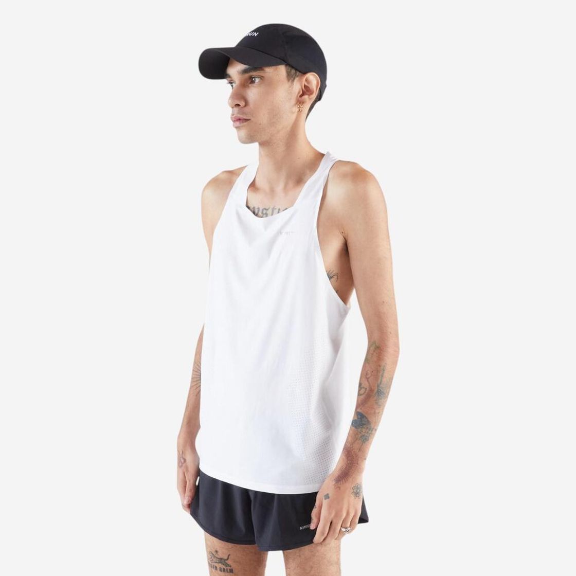 데카트론 러닝 캡 모자 V2 스모크 블랙(DECATHLON Running Cap V2 Smoked Black) - 8