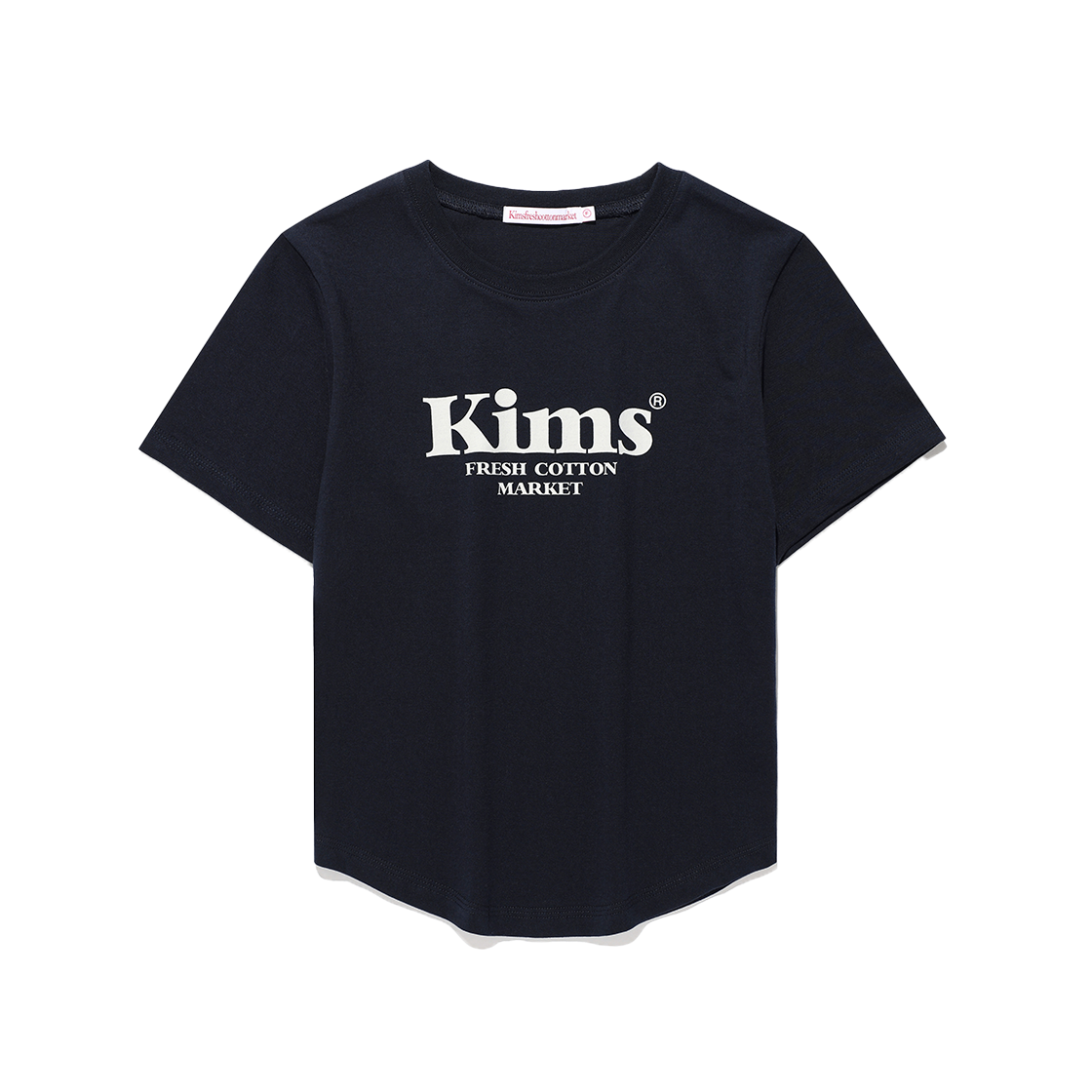 KIB5MUT500ANV Kims Fresh Cotton Market (Unisex) Kims Bam Logo Tee Navy
