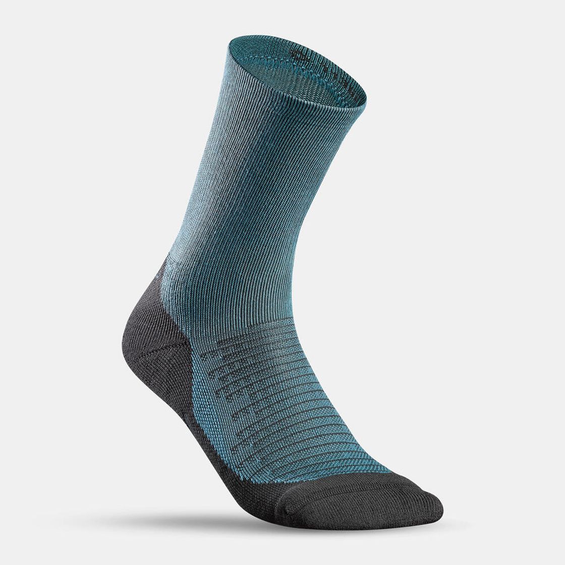 데카트론 등산 장목 양말 2켤레 하이크 100 슬레이트 블루(DECATHLON Hiking High Socks 2 Pairs Hike 100 Slate Blue) - 5