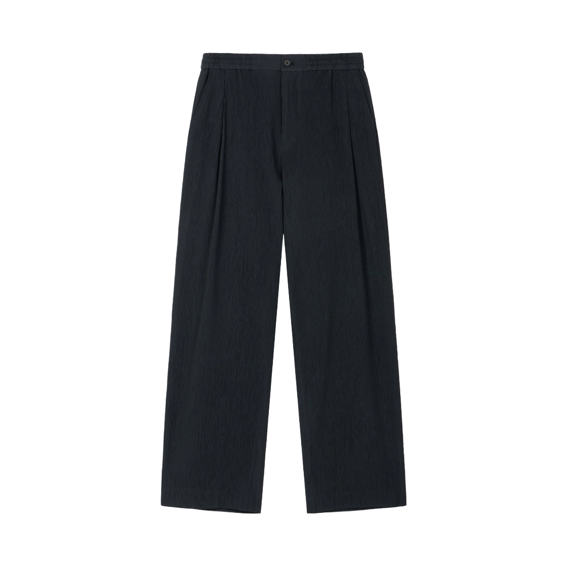 티엔지티 키노시타 시어서커 세미 와이드 팬츠 네이비(TNGT Kinoshita Seersucker Semi-Wide Pants Navy)