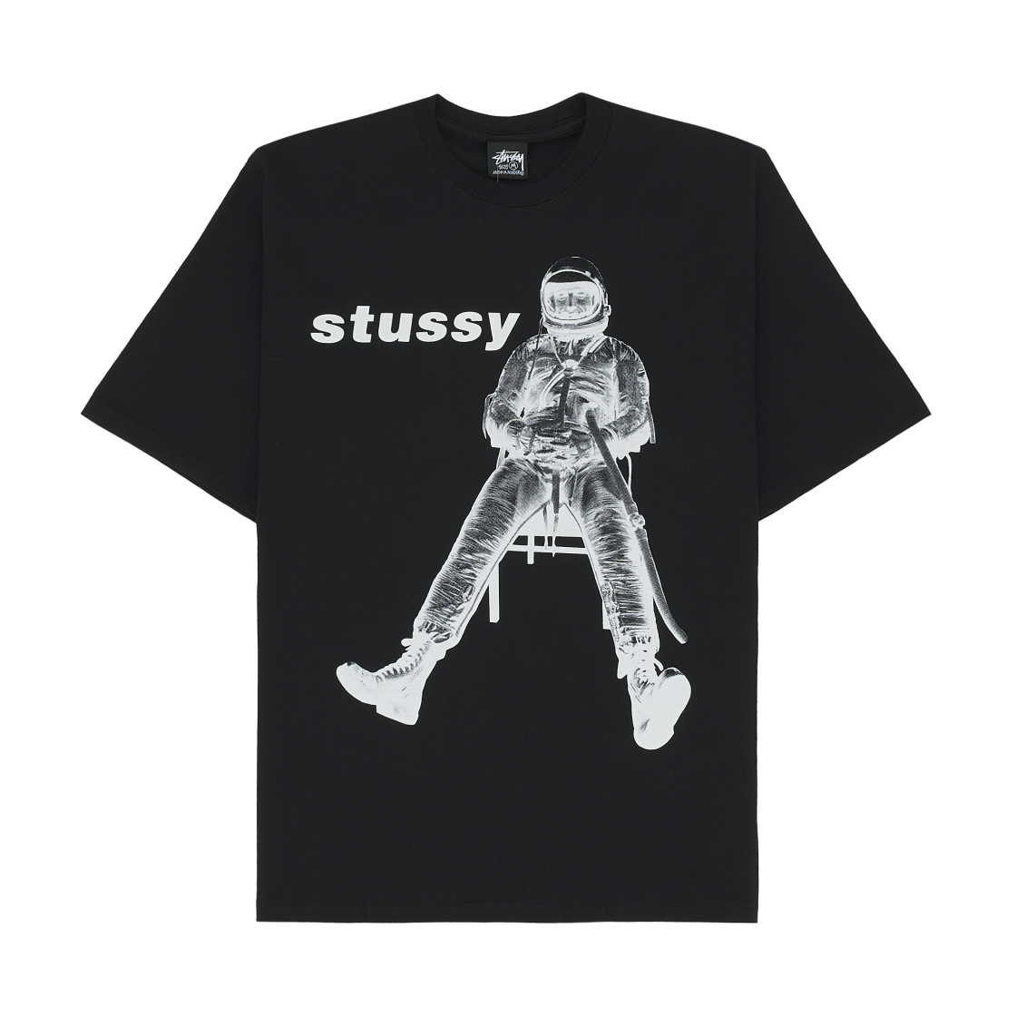 스투시 아스트로넛 티셔츠 블랙