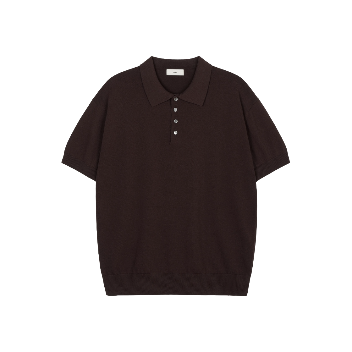 티엔지티 하드 트위스트 워셔블 폴로 니트 브라운(TNGT Hard Twist Washable Polo Knit Brown)