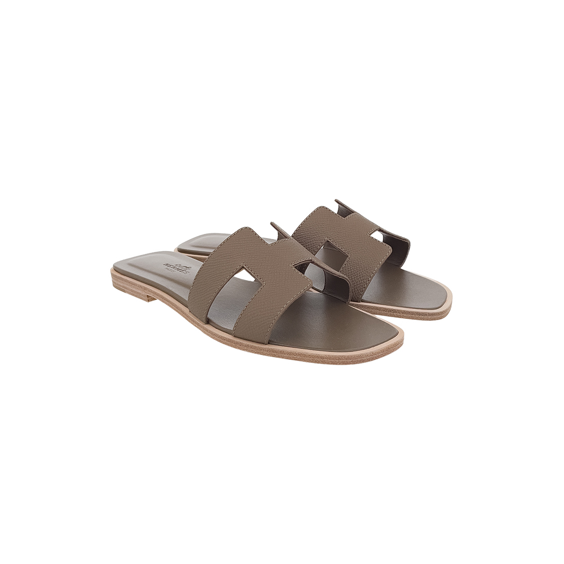 ITS3P7LEMF2O Hermes Oran Sandals Etoupe (6HA0304)