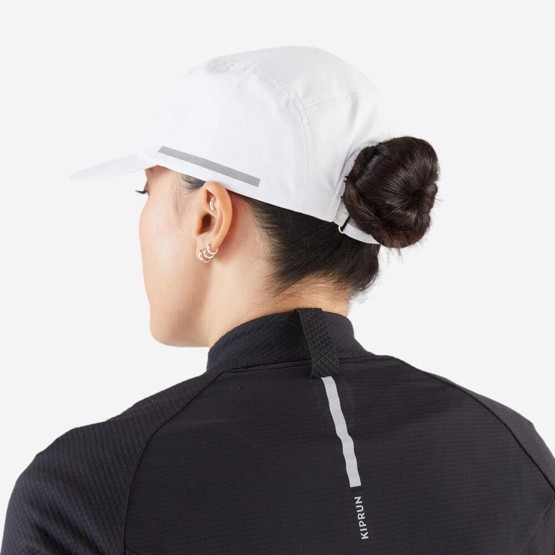 데카트론 러닝 5패널 발수 캡 모자 울트라 화이트(DECATHLON Running 5-Panel Water-Repellent Cap Ultra White) - 3