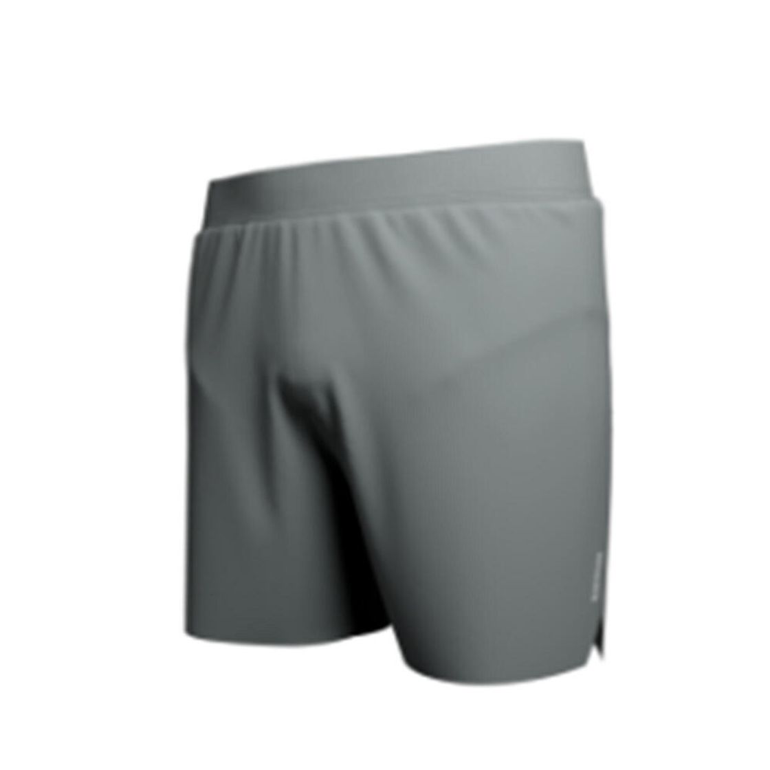 데카트론 남성 6인치 러닝 쇼츠 컴포트 500(브리프 내장) 스모크 그린(DECATHLON Men's 6" Running Shorts Comfort 500 (Built-in Briefs) Smoke Green) - 2