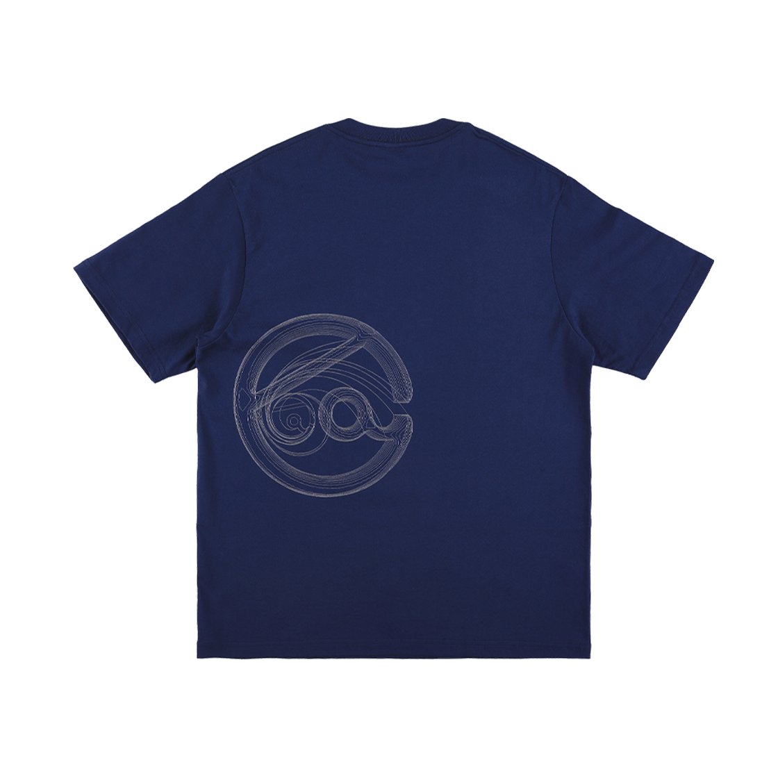 더왈드 스트럭트 슬로건 로고 코튼티 네이비(THE WARLD Struct Slogan Logo Cotton Tee Navy) - 2