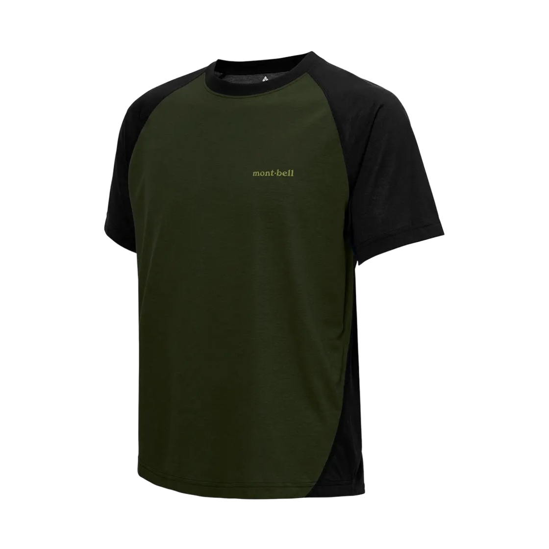 1114691 Montbell Wickron Raglan T-Shirt Dark Green