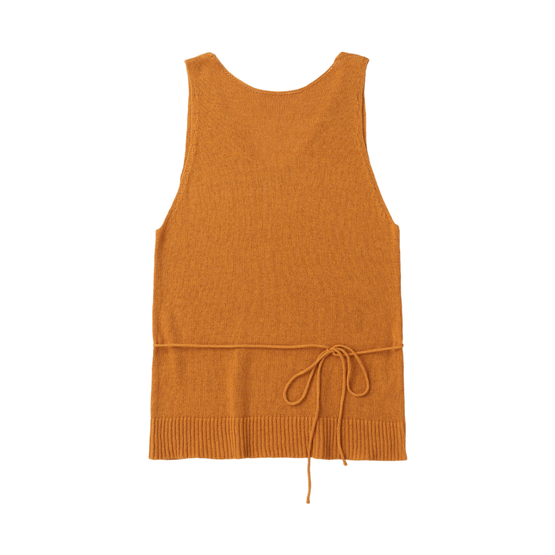 에토아 스트링 니트 베스트 오렌지(aetoa String Knit Vest Orange)
