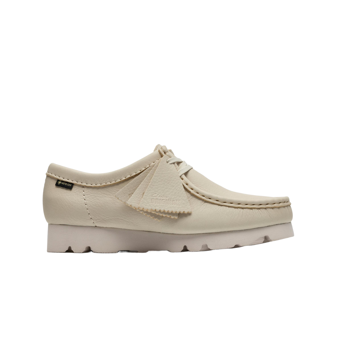 261-85605 (W) Clarks Wallabee Gore-Tex White Leather