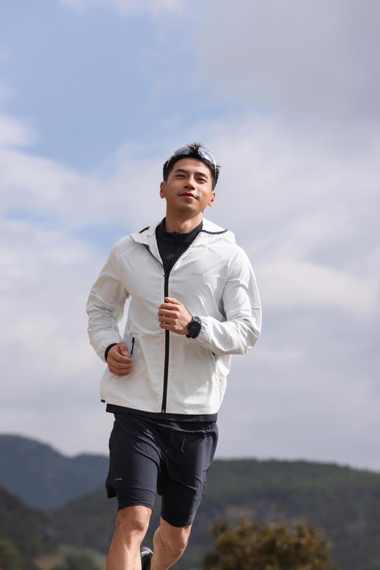 데카트론 남성 러닝 윈드 자켓 런 100 코튼 화이트(DECATHLON Men's Running Wind Jacket Run 100 Cotton White) - 7