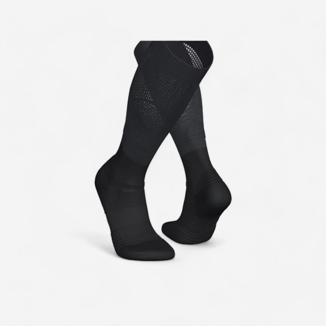 데카트론 러닝 카프 컴프레션 양말 1켤레 500 블랙(DECATHLON Running Calf Compression Socks 1 Pair 500 Black) - 7